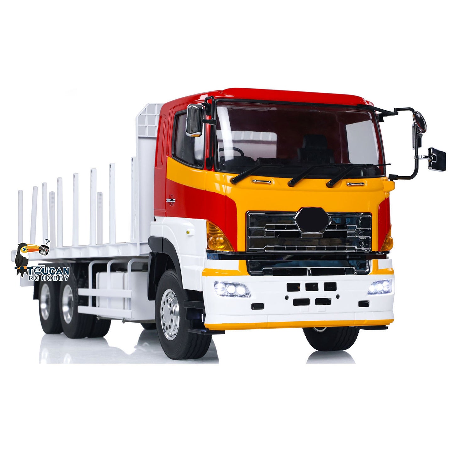 LESU 6x4 1/14 RC Timber Truck RTR Flatbed Lorry Trailer Car