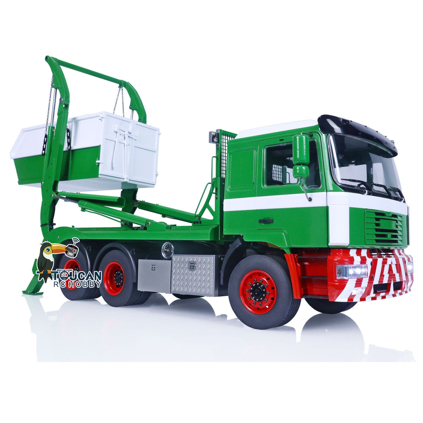 Metall 6X4 RC 1/14 Hydraulischer Muldenkipper Absetzkipper VL18U F2000