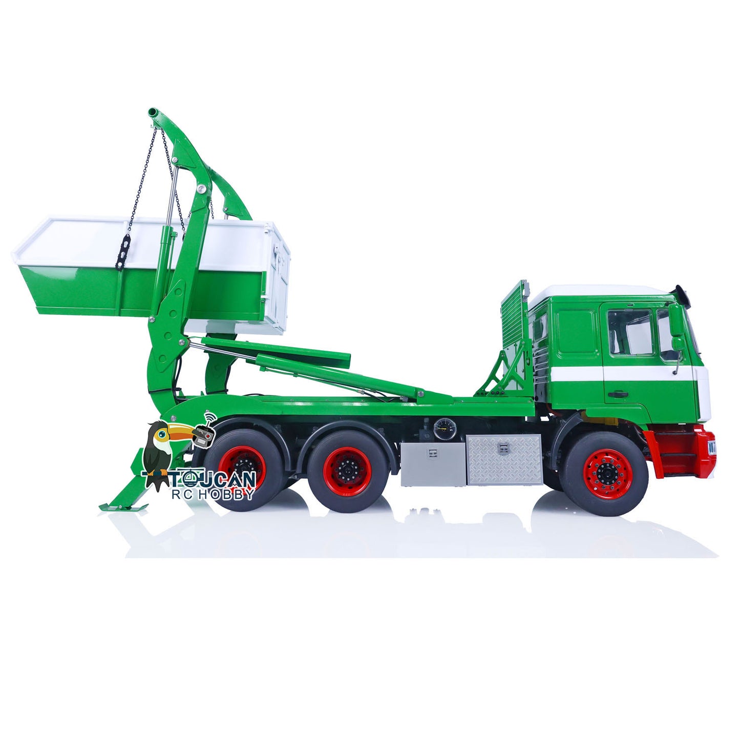 Metall 6X4 RC 1/14 Hydraulischer Muldenkipper Absetzkipper VL18U F2000