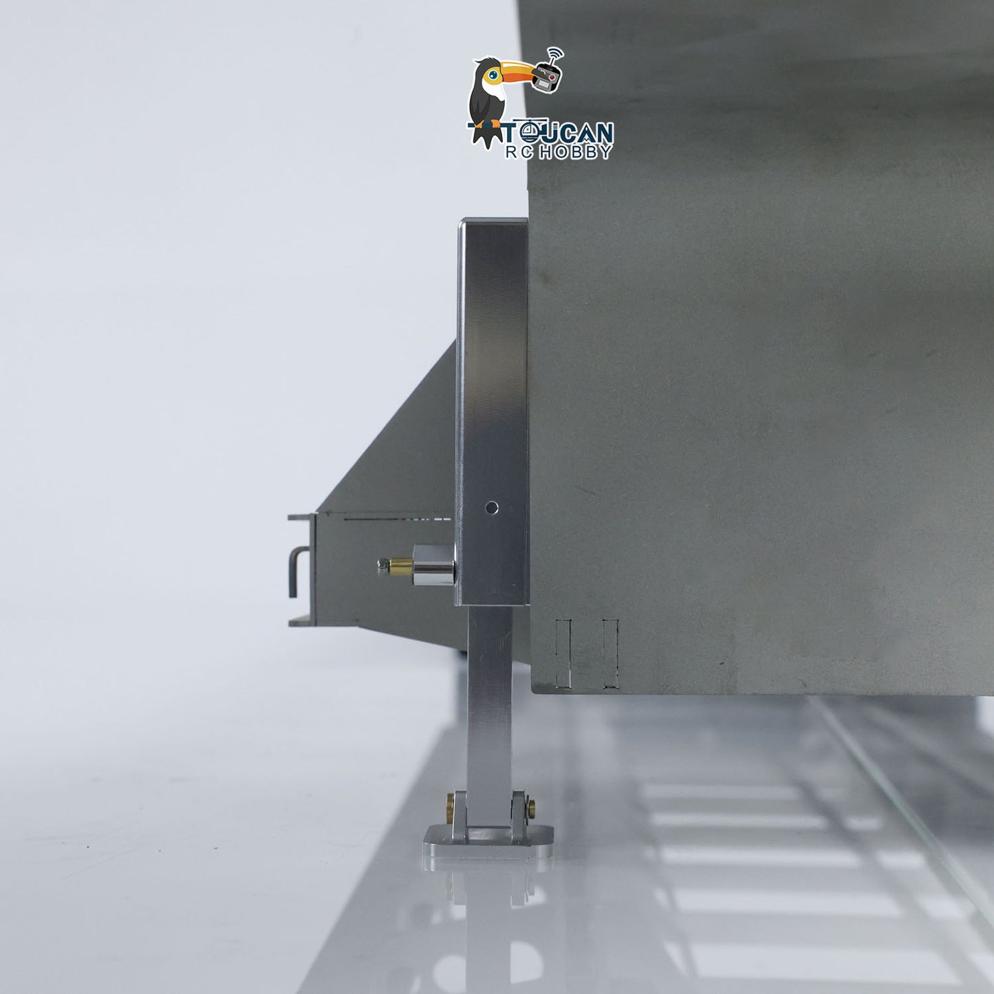 LESU 872MM Metal Wood 4Axles Trailer for 1/14 RC TAMIYA Tractor Truck DIY Model