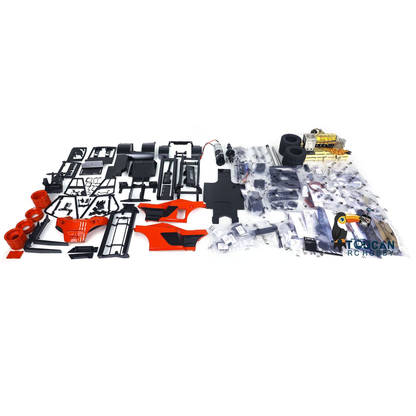 LESU 1/14 Aoue LD160S RC Unassembled Metal Hydraulic Forklift A0014