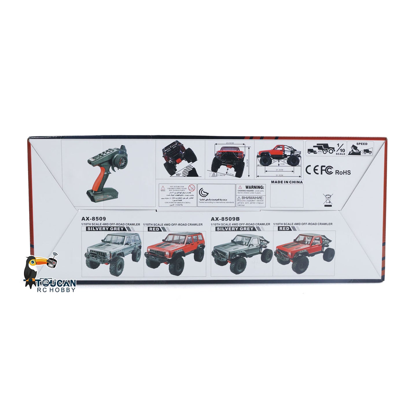 Radiocommande 1/10 Crawler 4WD 8509 Puissant Peint