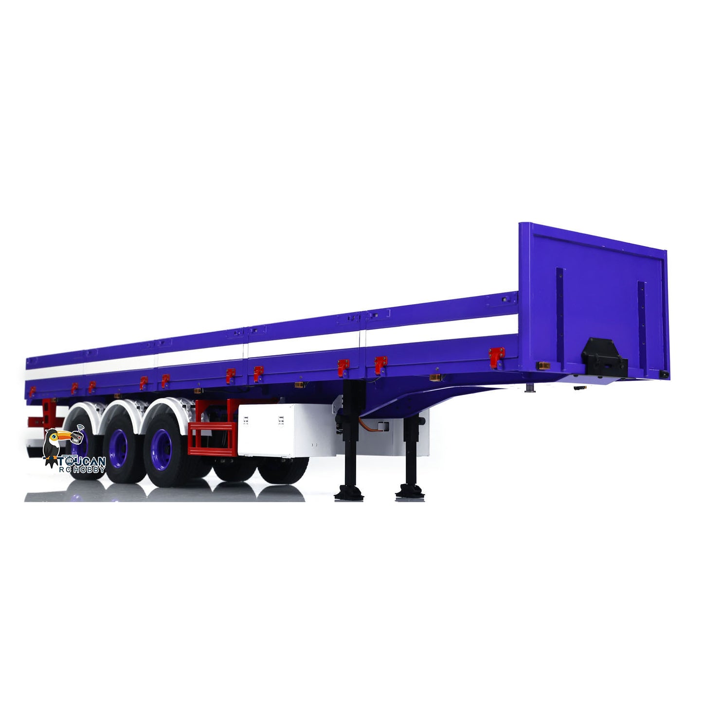IN STOCK 3 Axles 1/14 Metal Semi Trailer