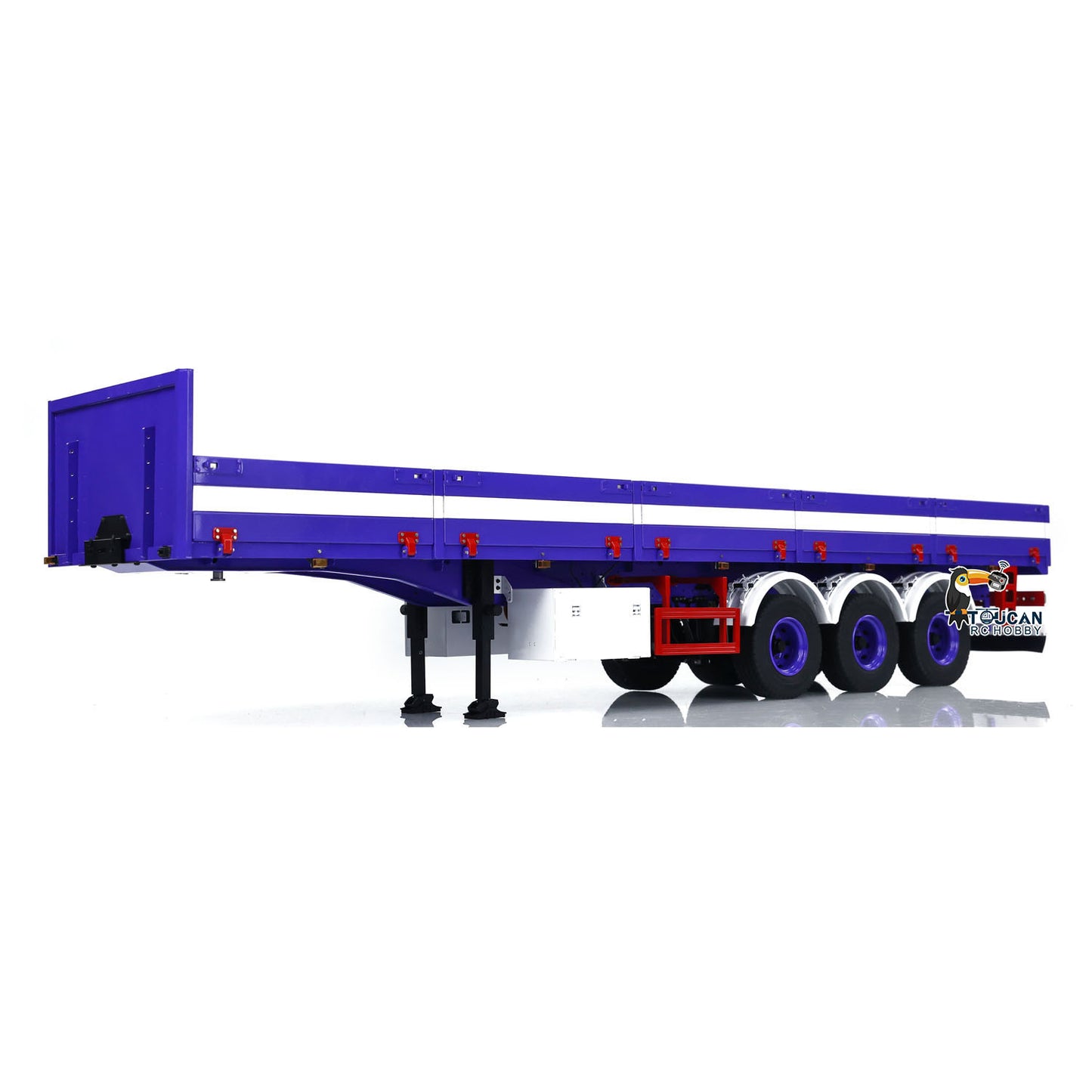 IN STOCK 3 Axles 1/14 Metal Semi Trailer