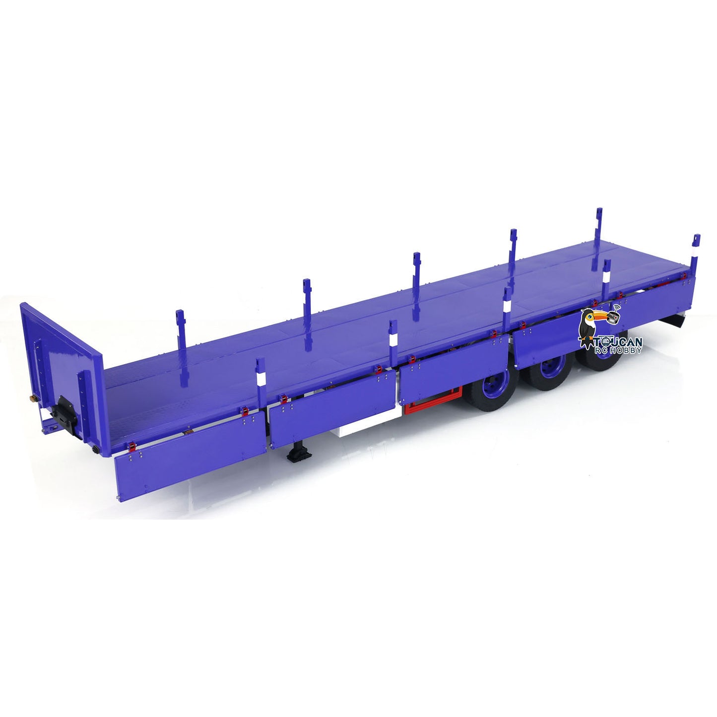 IN STOCK 3 Axles 1/14 Metal Semi Trailer