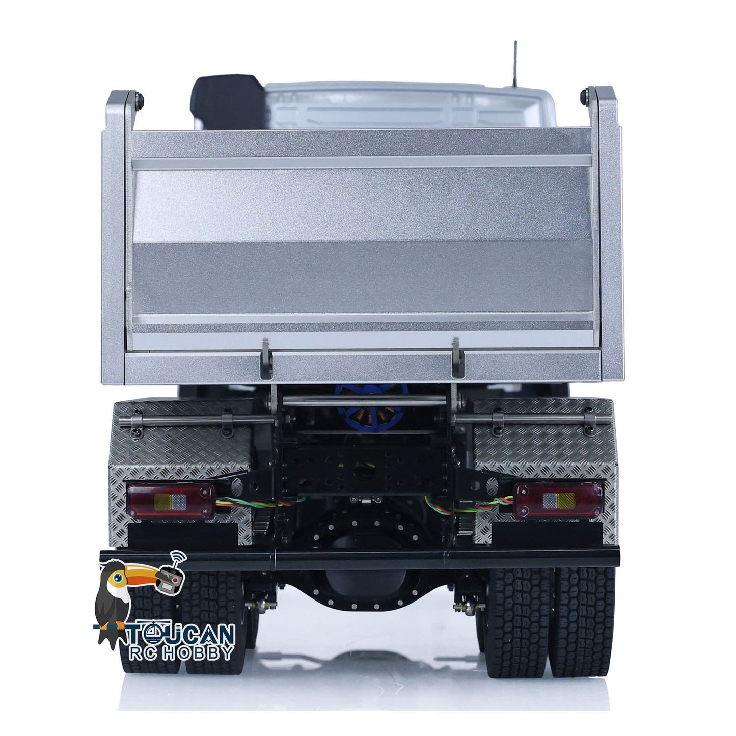 Camion à benne basculante hydraulique RTR RC Double E 1/14 6x6 E115 Volvo FMX