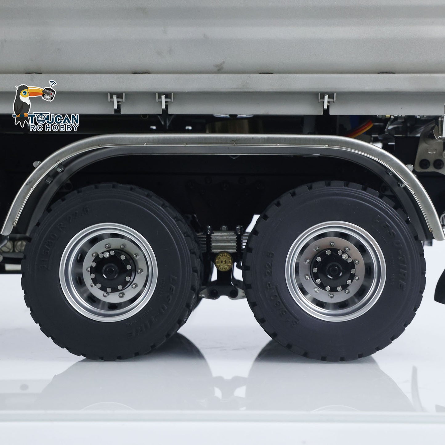 LESU 3348 8X8 RC Camion à benne basculante hydraulique 3 voies 1/14 Télécommande Grue Basculante