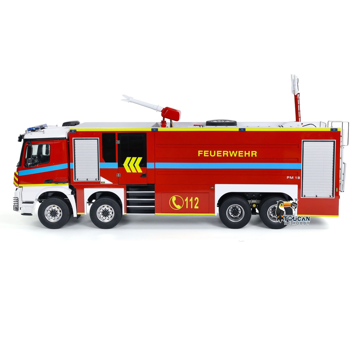 8x4 1/14 Scale Metal RC Fire Fighting Truck Chassis