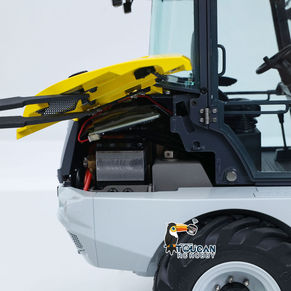 LESU RTR 1/14 Hydraulic RC Telescopic Arm Car Metal Loader AT1050 Forklift Truck