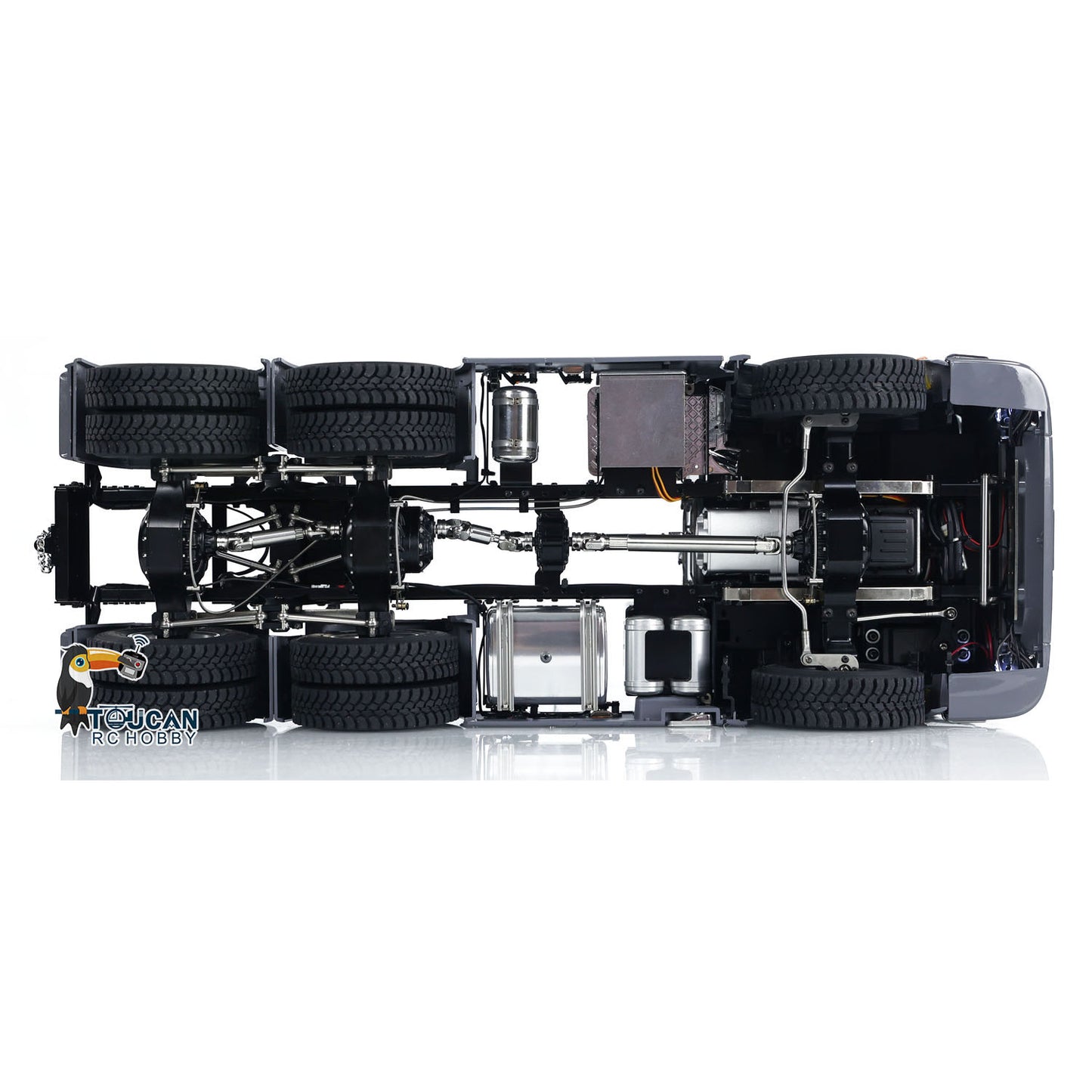 1/14 RC Sattelzugmaschine Metallchassis 6x6