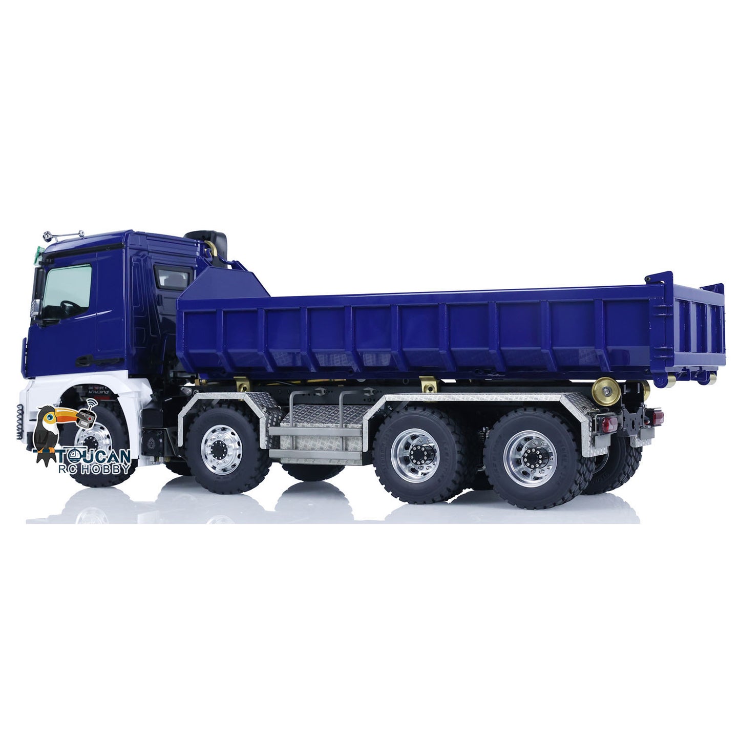 LESU 1/14 Metall RC Muldenkipper 8x8 Roll On/Off RTR Volldump K3363