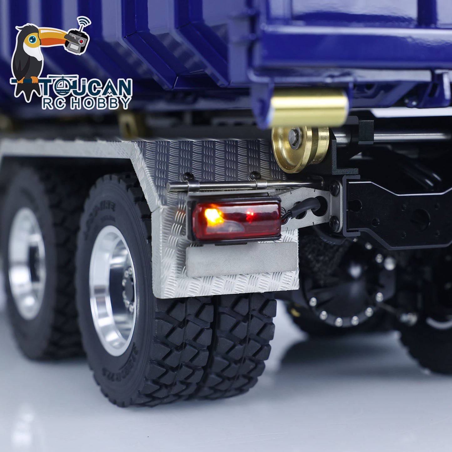 LESU 1/14 Camion à benne basculante RC en métal 8x8 Roll On/Off RTR Full-dump K3363