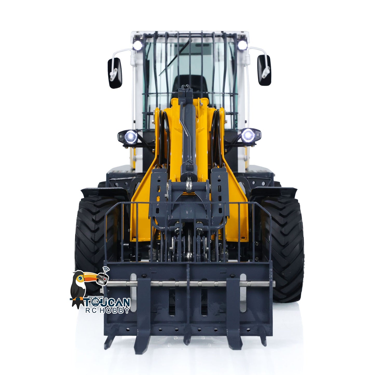 LESU RTR 1/14 RC hydraulique bras télescopique voiture métal chargeur AT1050 chariot élévateur