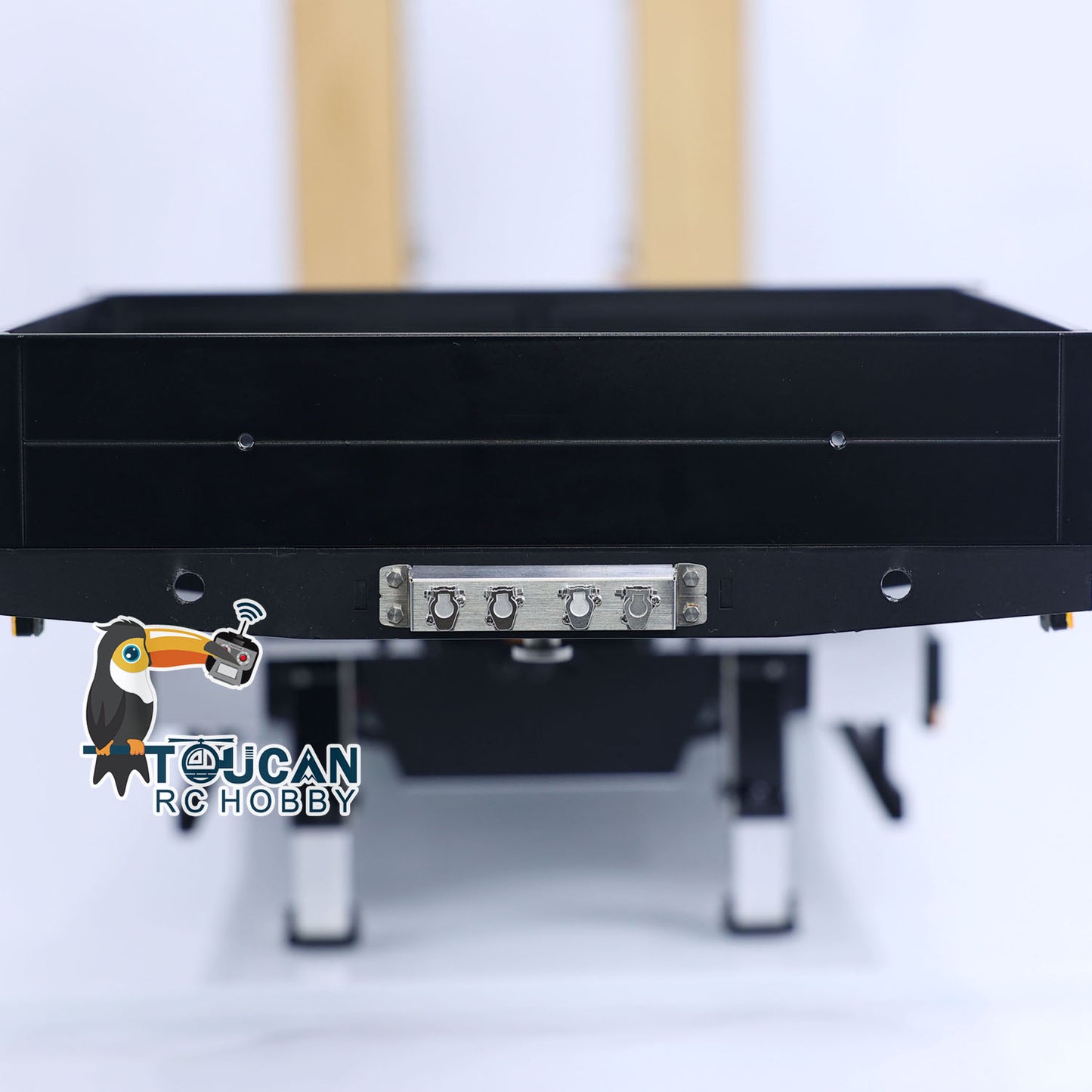 1/14 LESU Metal Trailer Model Kit W/Hydraulic Lifting Tail Board Reversing Valve ESC Motor For Remote Control Tractor Truck