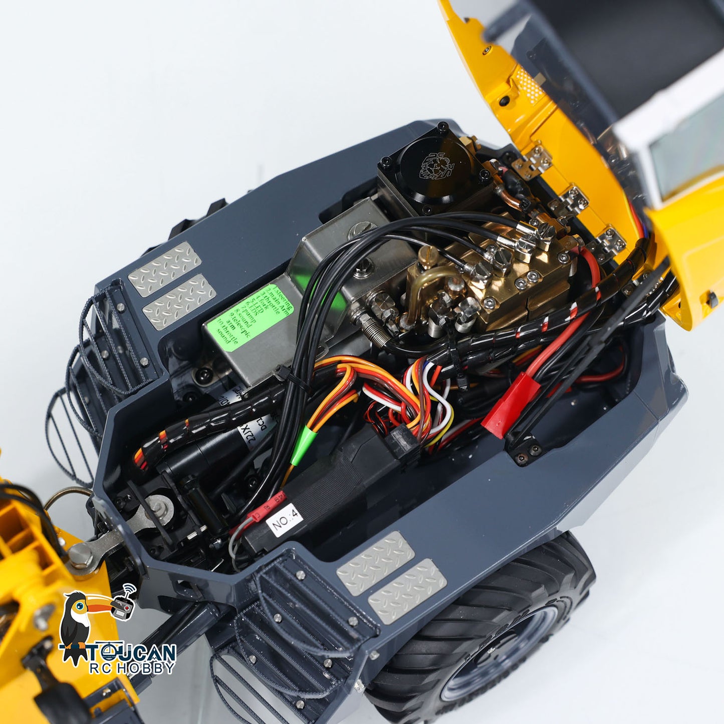 LESU RTR 1/14 RC hydraulique bras télescopique voiture métal chargeur AT1050 chariot élévateur