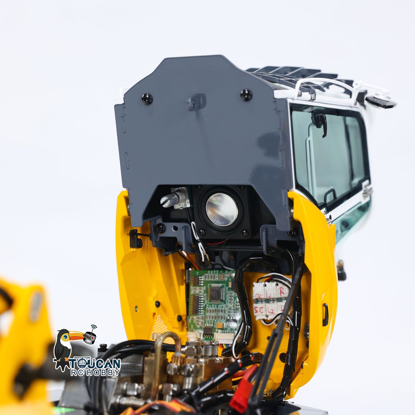 LESU AT1050 1:14 RC Camion à fourche hydraulique Bras télescopique en métal Chargeur Voiture Modèle assemblé