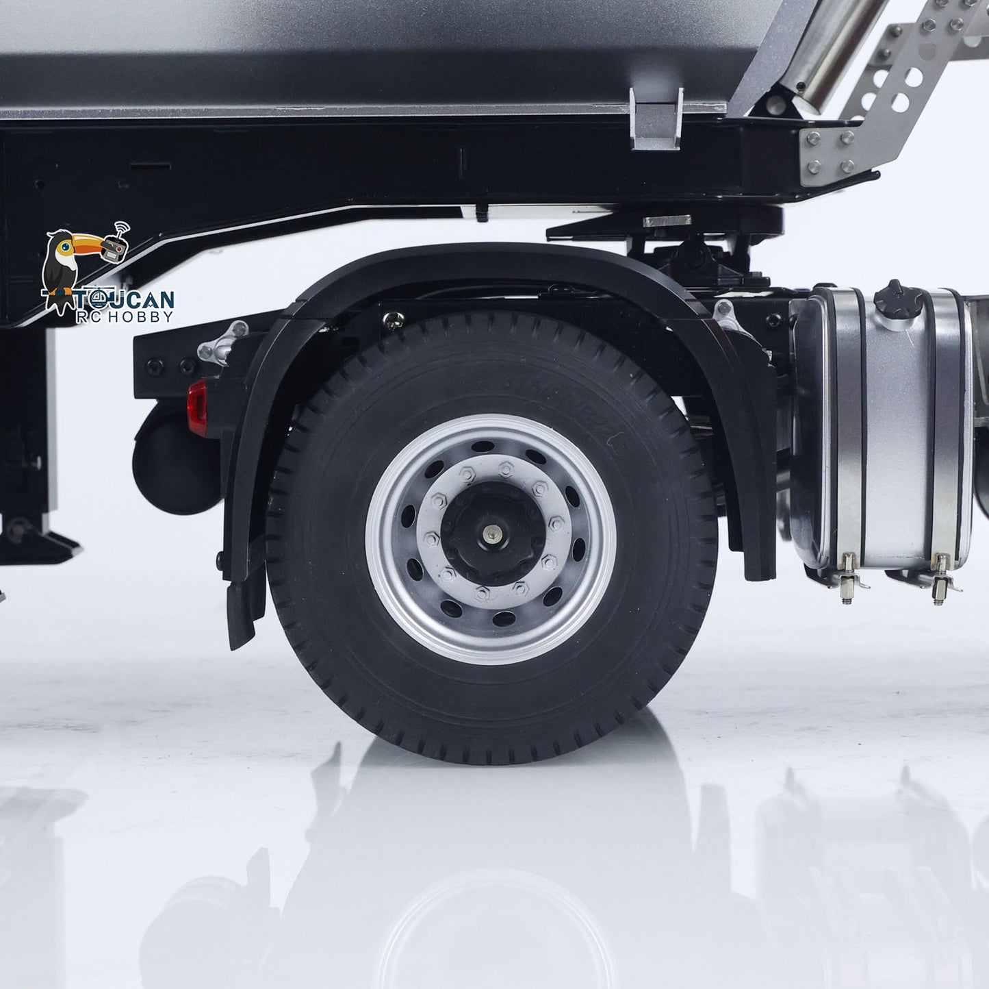Pre-Order Kabolite 5801 RTR Car 1/14 Scale 4X4 RC Tractor Truck 3Axles AWD With Electric Lifting Hopper Dump Trailer Tipper Battery