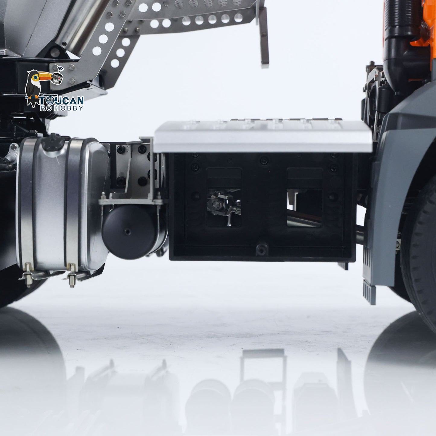 Pre-Order Kabolite 5801 RTR Car 1/14 Scale 4X4 RC Tractor Truck 3Axles AWD With Electric Lifting Hopper Dump Trailer Tipper Battery
