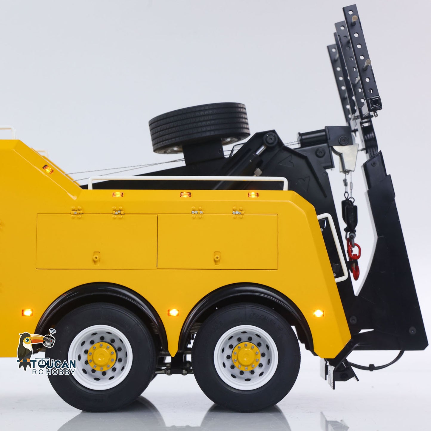 TOUCAN 8X4 Metal 1/14 RC Road Rescue Truck FH16 RTR 2Speed Model Car Flysky Paladin PL18EV Lite Radio Battery Smoke Light Sound