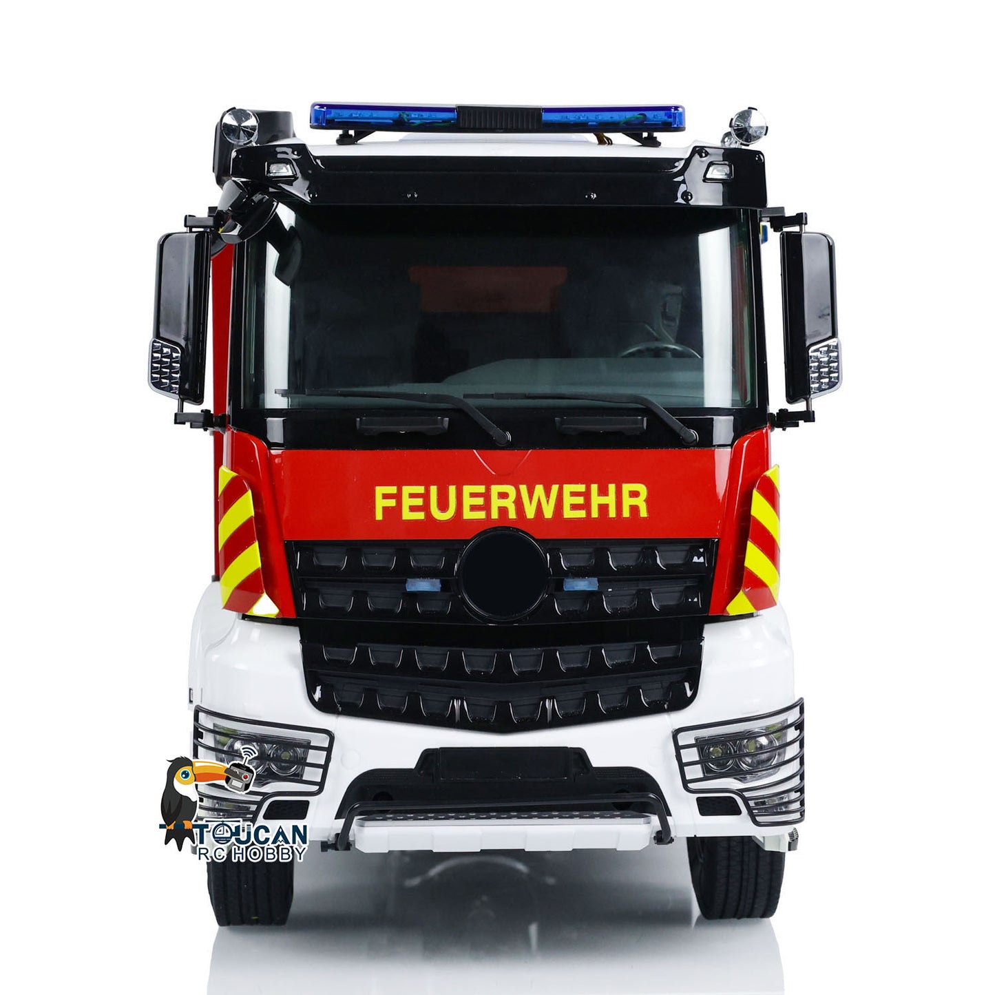 6x4 1/14 RC Feuerwehrfahrzeuge Metallchassis Fernbedienung Feuerwehrauto Modell