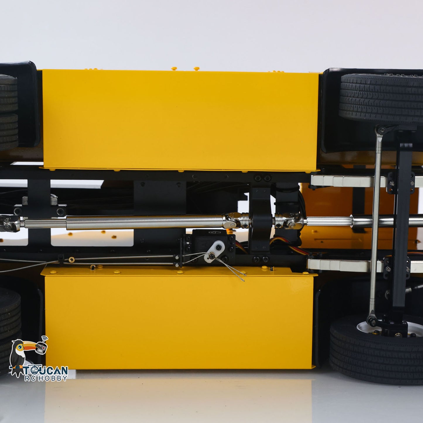 TOUCAN 8X4 Metal 1/14 RC Road Rescue Truck FH16 RTR 2Speed Model Car Flysky Paladin PL18EV Lite Radio Battery Smoke Light Sound