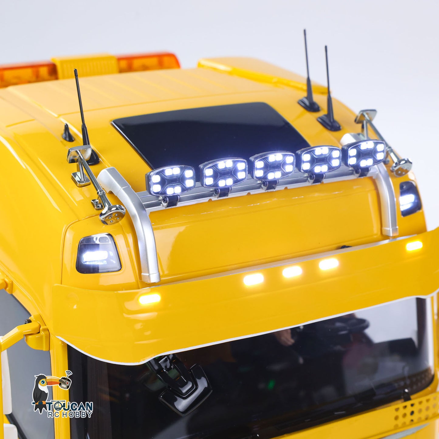 TOUCAN 8X4 Metal 1/14 RC Road Rescue Truck FH16 RTR 2Speed Model Car Flysky Paladin PL18EV Lite Radio Battery Smoke Light Sound