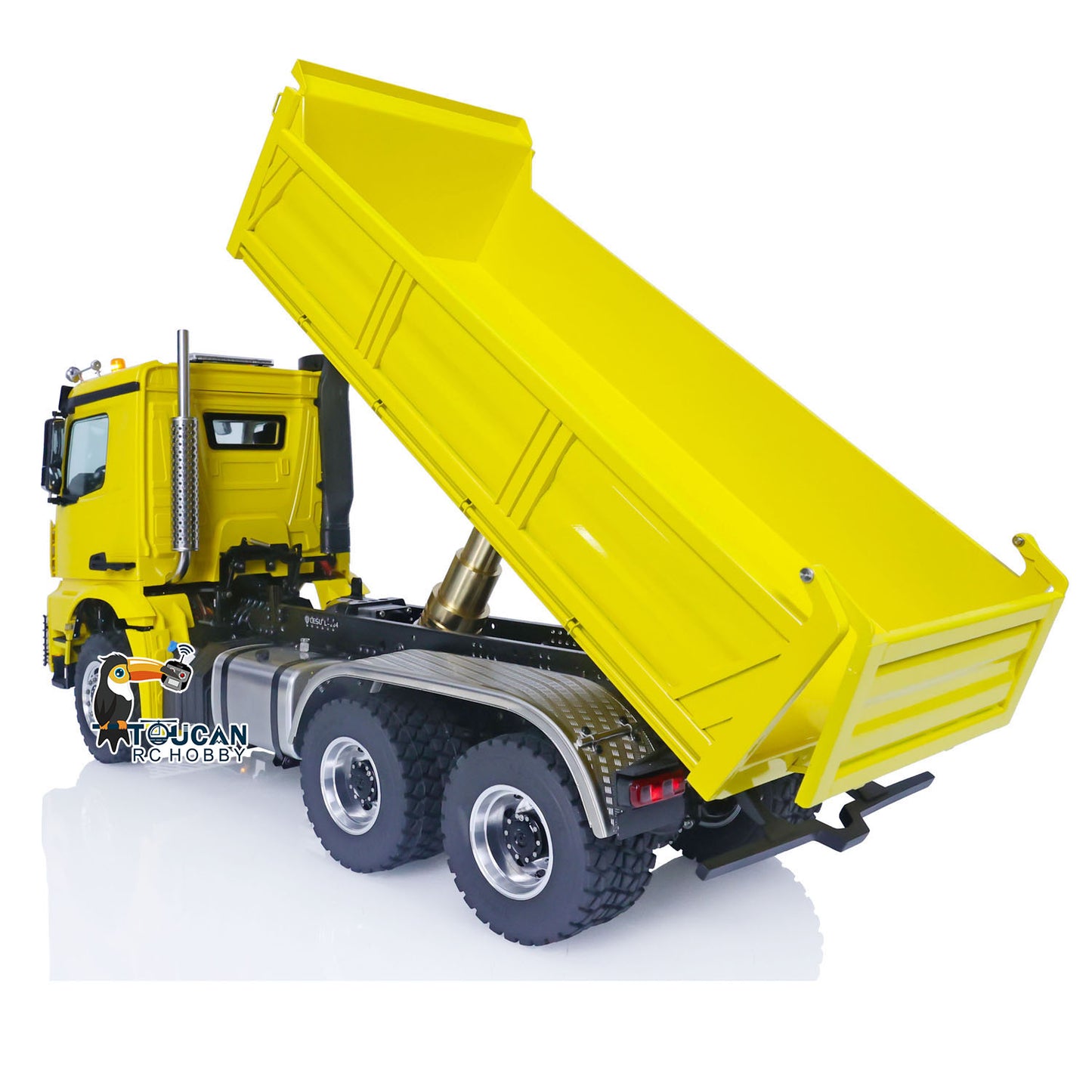 1/14 6X6 LESU RC Hydraulic Dump Truck RTR Tipper With KABOLITE K3363 Cabin