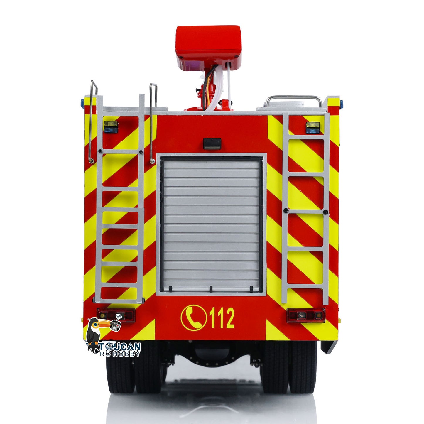 IN STOCK 6x4 1/14 RC Fire Vehicles Metal Chassis Remote Control Fire Fighting Truck Model