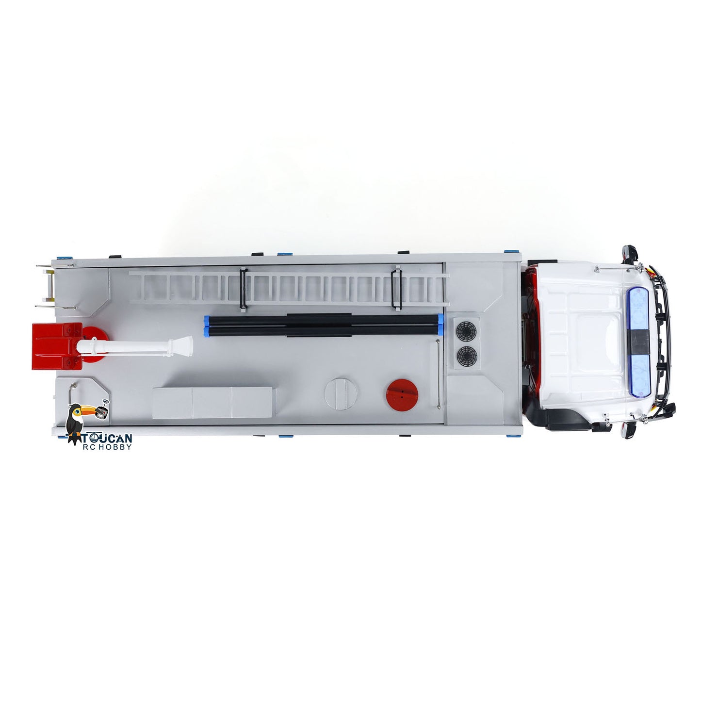 6x4 1/14 RC Feuerwehrfahrzeuge Metallchassis Fernbedienung Feuerwehrauto Modell