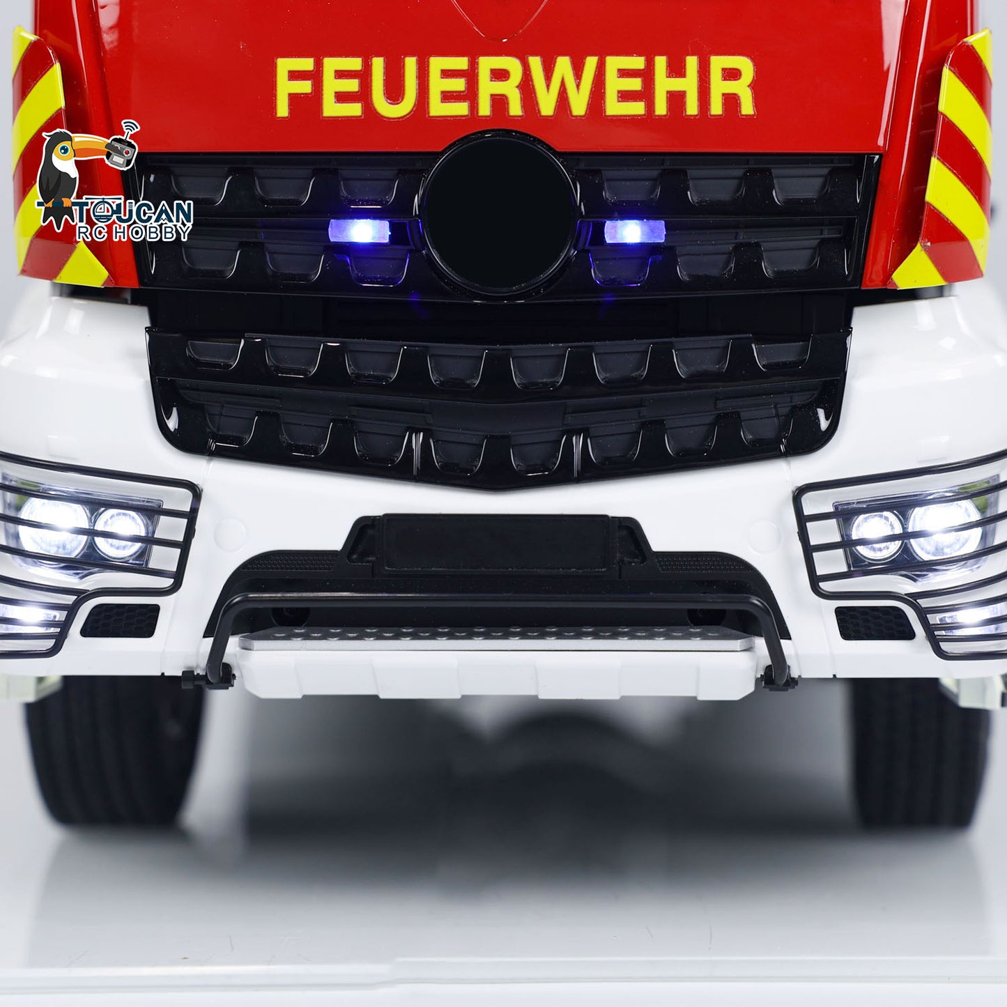 IN STOCK 6x4 1/14 RC Fire Vehicles Metal Chassis Remote Control Fire Fighting Truck Model