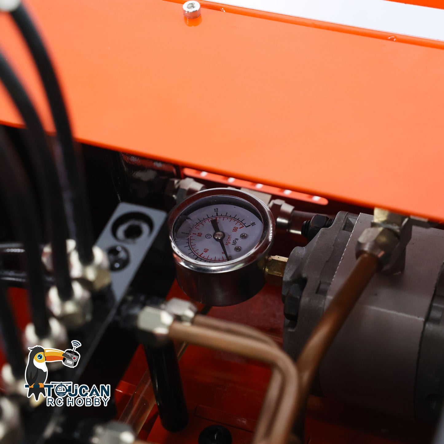 Metall 1/8 385CF Hydraulischer RC Bagger 150KG