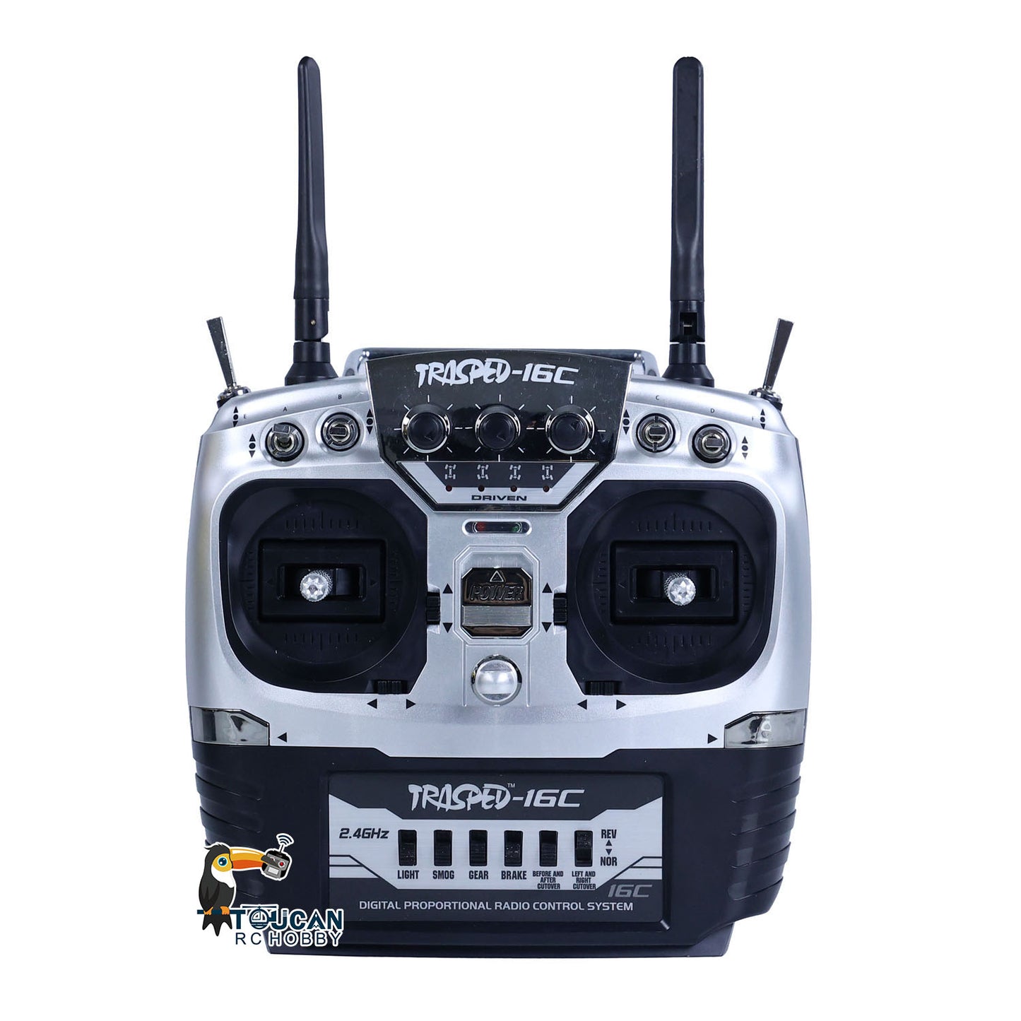 1/10 RC Crawler Car 4x4 Off-road Climbing Vehicle P411 Lights Smoking Winch