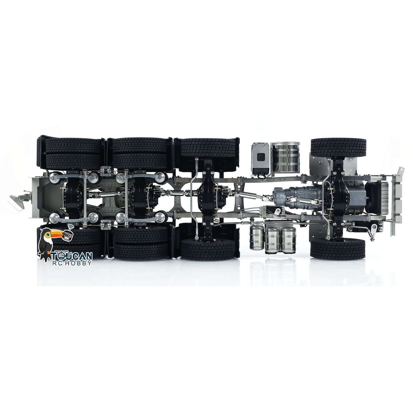 Châssis métallique ScaleClub 1/14 pour camion tracteur 8x8 RC R620 R730 R470