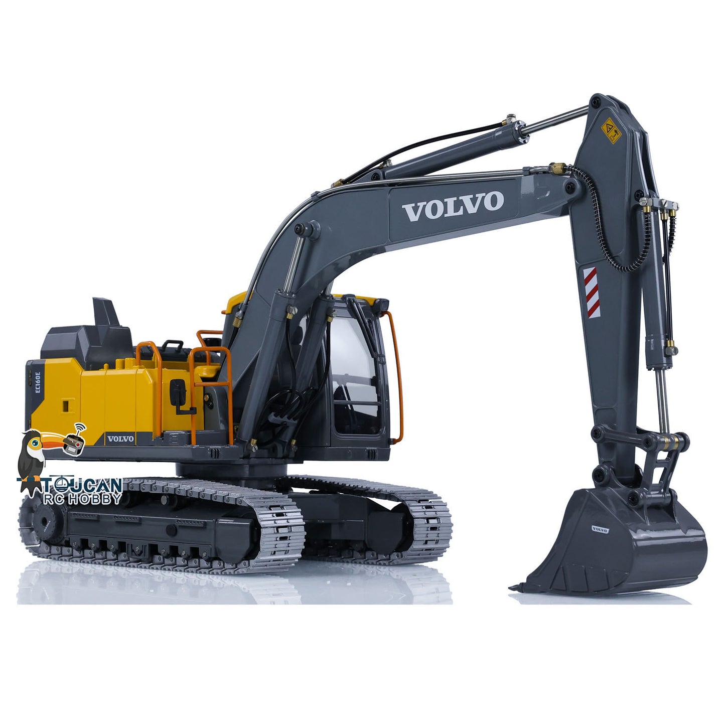 Excavateur hydraulique télécommandé Double E 1/14 Volvo EC160E E111 RTR