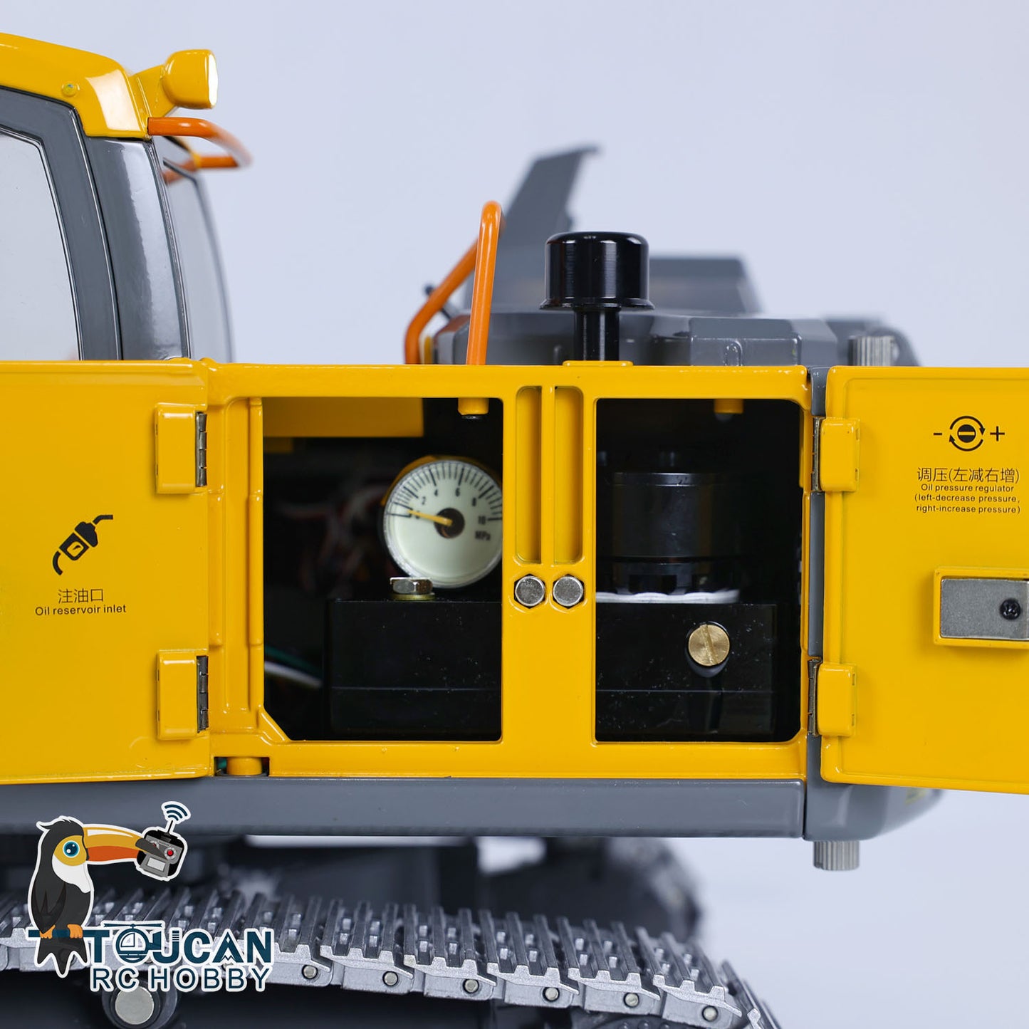 Excavateur hydraulique télécommandé Double E 1/14 Volvo EC160E E111 RTR