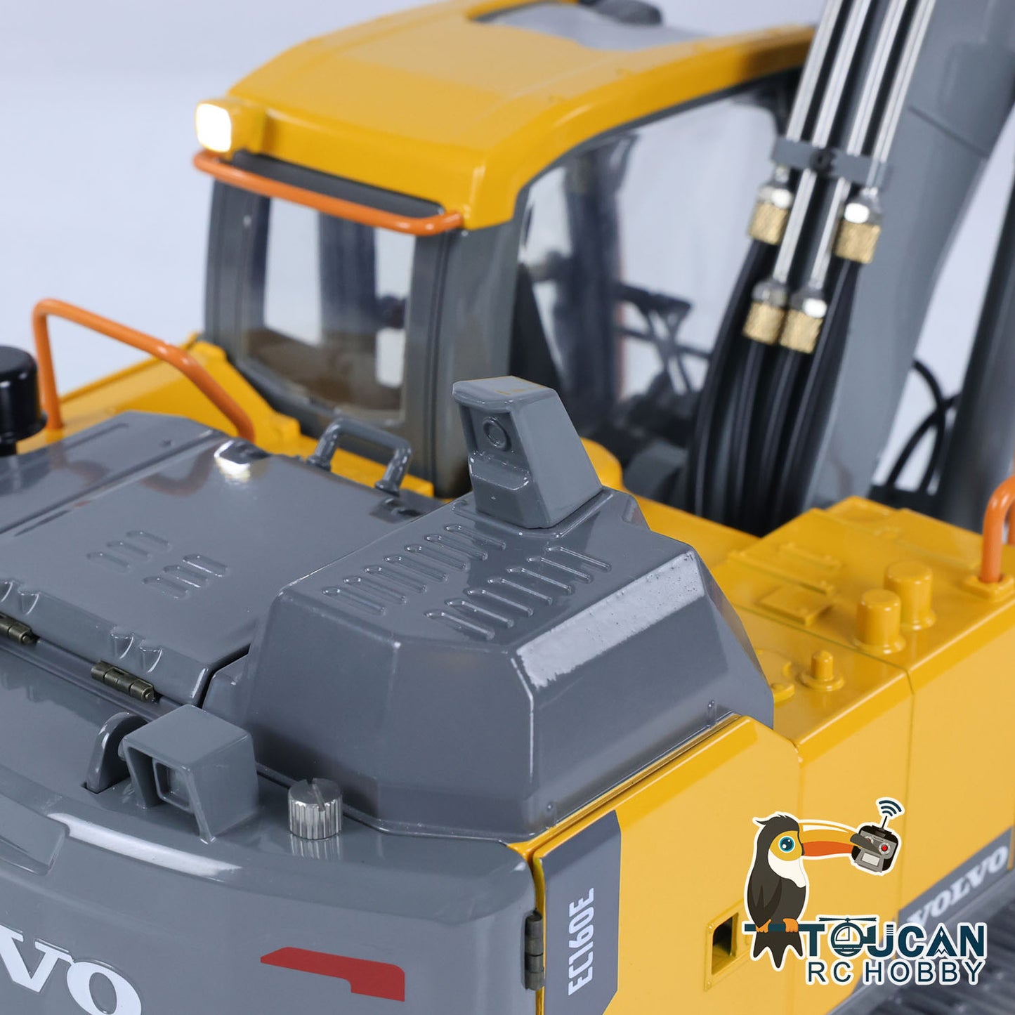 Excavateur hydraulique télécommandé Double E 1/14 Volvo EC160E E111 RTR