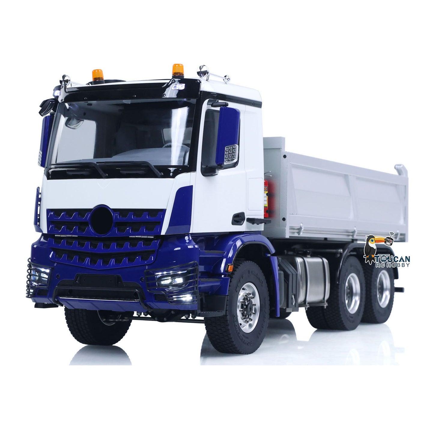 IN STOCK 6x6 Metal Chassis Gearbox 1/14 RC Hydraulic Dump Truck 3348 Radio Controlled Tipper Differential Axle Light Sound HotRC Radio RTR or PNP