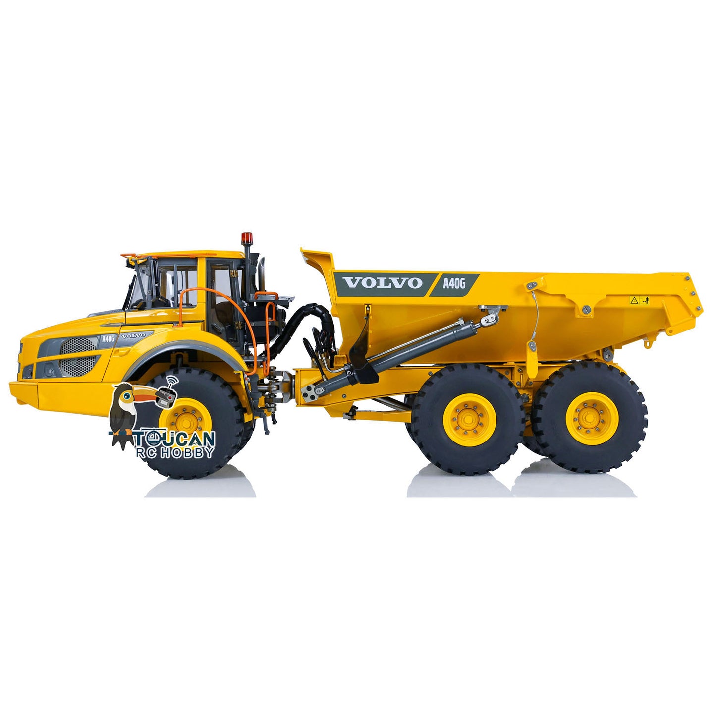 Camion articulé hydraulique RTR RC Double E 1/16 Volvo E117 6x6 A40G