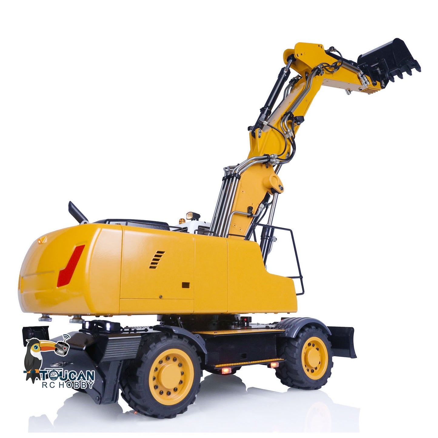 1/14 Wheeled RC Hydraulic Excavator 946-3 PL18EV Radio Controller Digger Ripper Grab
