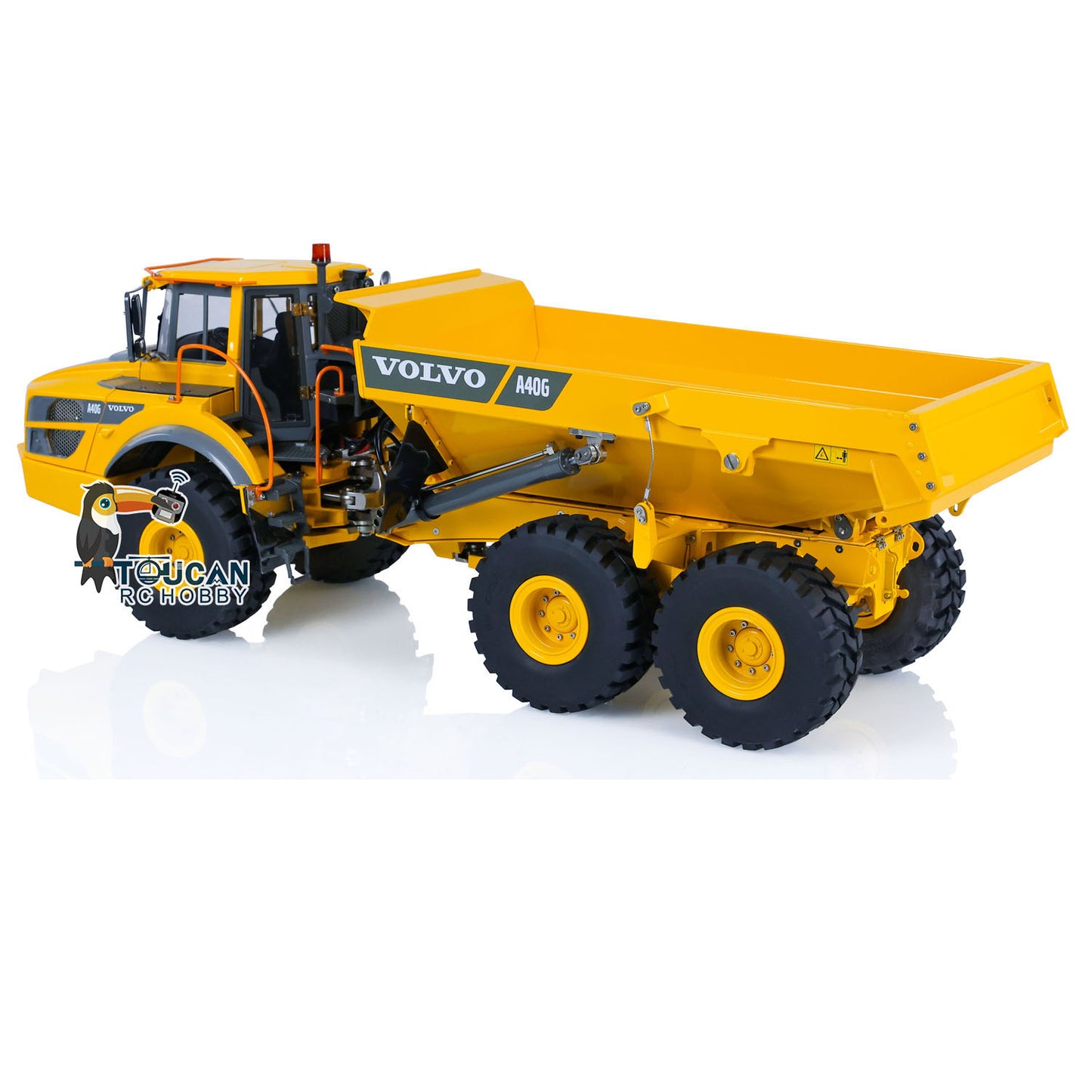 Camion articulé hydraulique RTR RC Double E 1/16 Volvo E117 6x6 A40G
