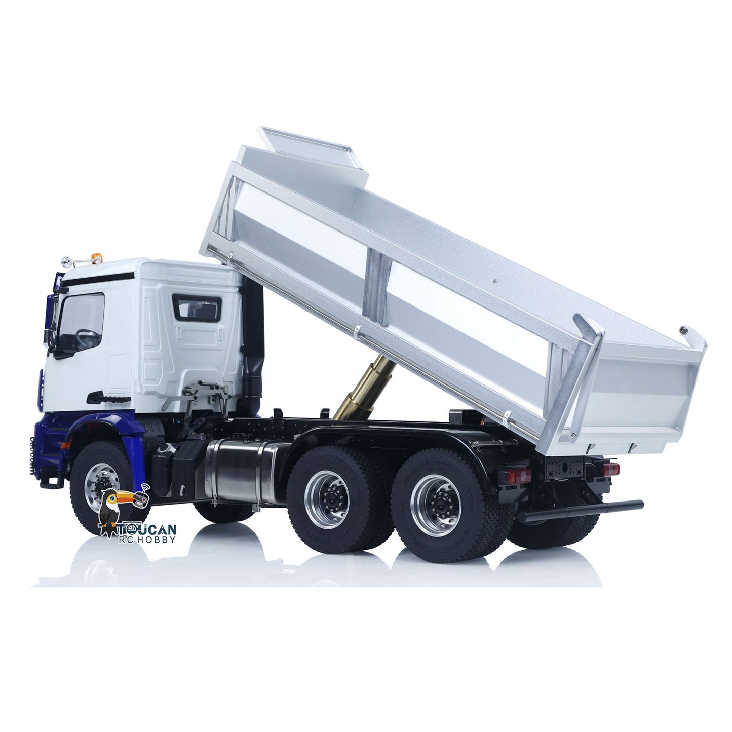 IN STOCK 6x6 Metal Chassis Gearbox 1/14 RC Hydraulic Dump Truck 3348 Radio Controlled Tipper Differential Axle Light Sound HotRC Radio RTR or PNP