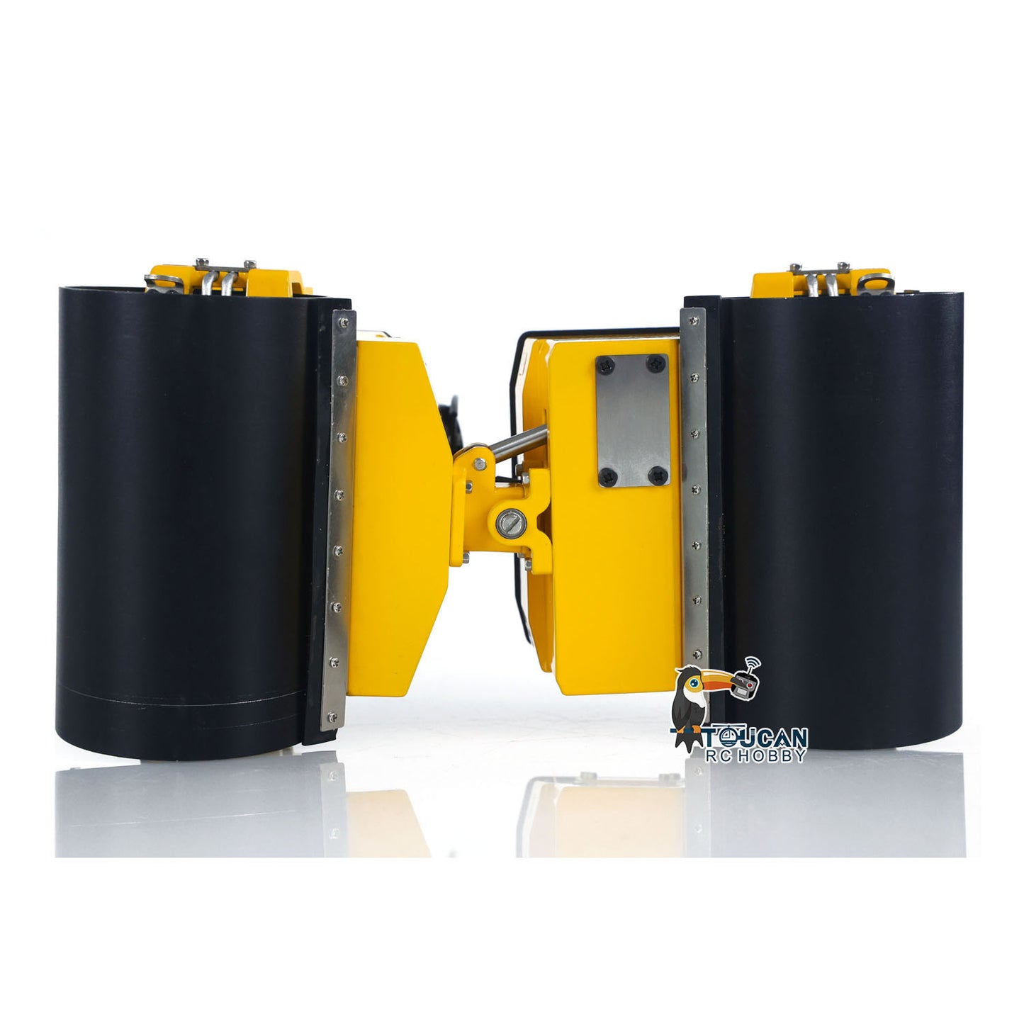 1/14 Metal RC Electric Road Roller BOM BW120AD RTR Remote Control Construction Vehicle Model Flysky ST8 Radio Battery Light System