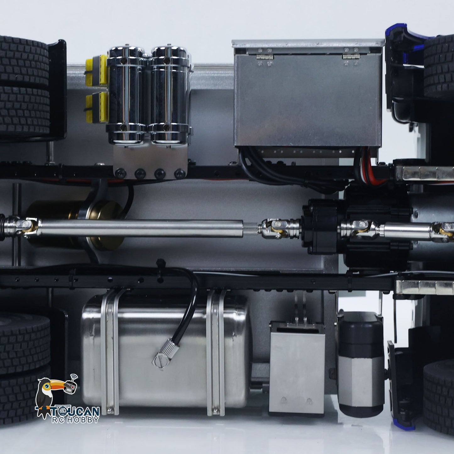 IN STOCK 6x6 Metal Chassis Gearbox 1/14 RC Hydraulic Dump Truck 3348 Radio Controlled Tipper Differential Axle Light Sound HotRC Radio RTR or PNP