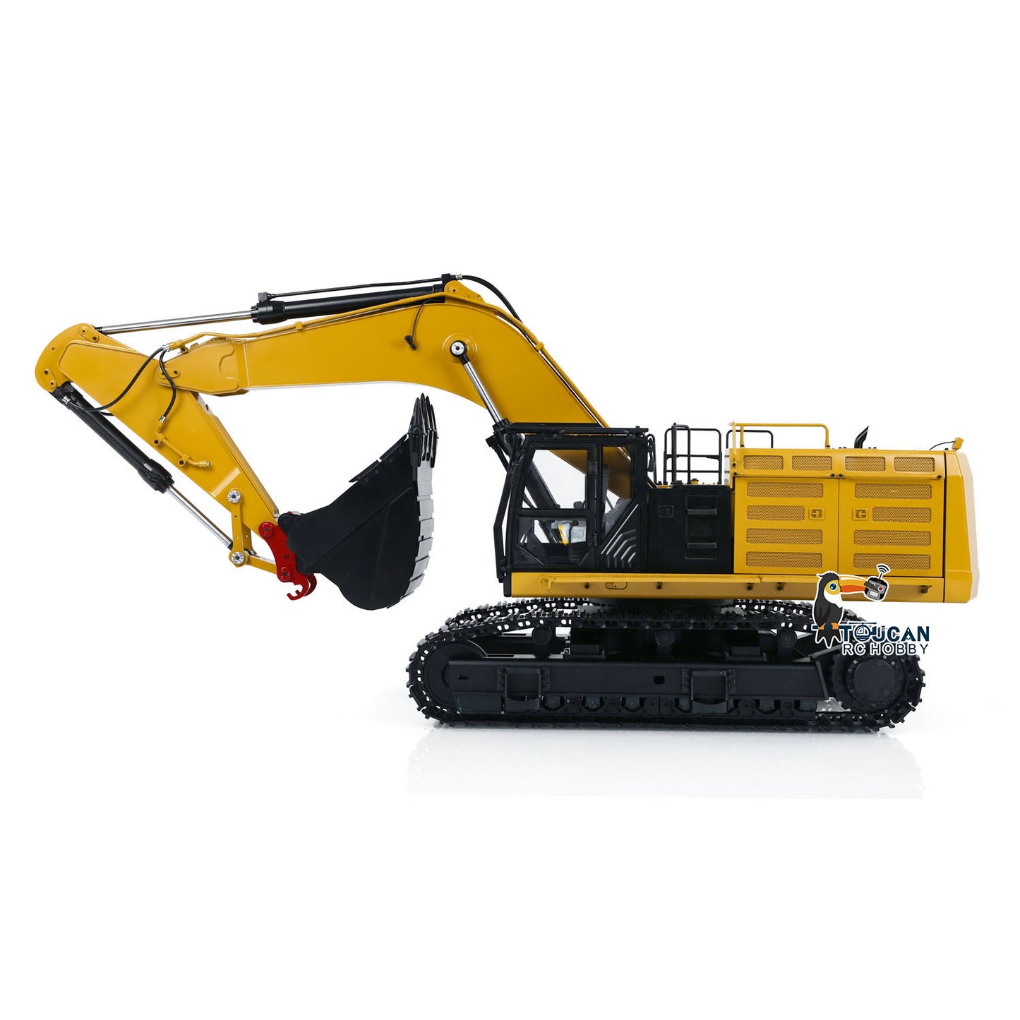 1/14 3 Arms 374F RC Hydraulic Excavator PL18EV Metal Digger Model