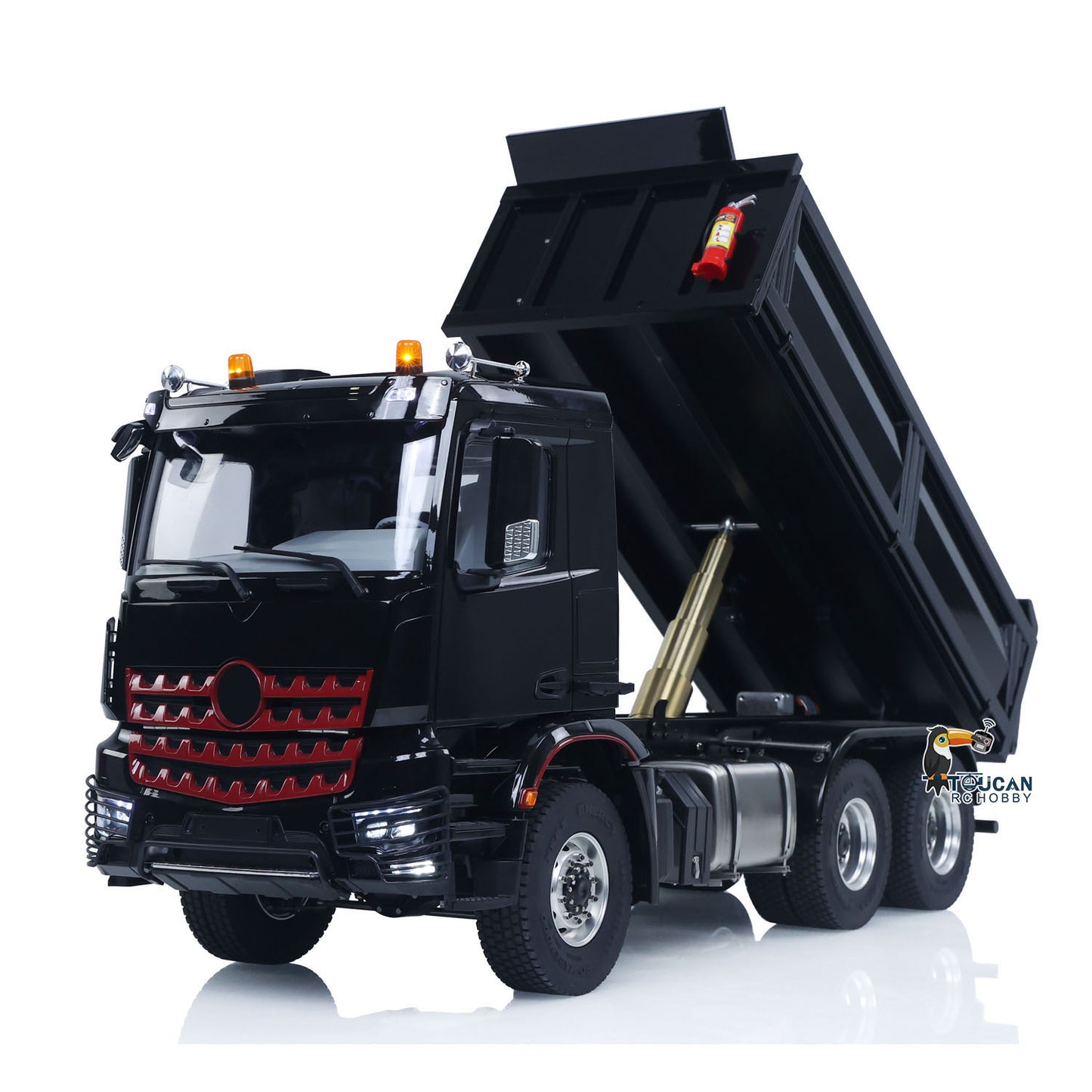 IN STOCK MDMODEL 3348 6x6 Metal Chassis 1/14 RC Hydraulic Dump Truck Remote Control Tipper 2Speed Gearbox Light Sound HotRC Radio RTR or PNP