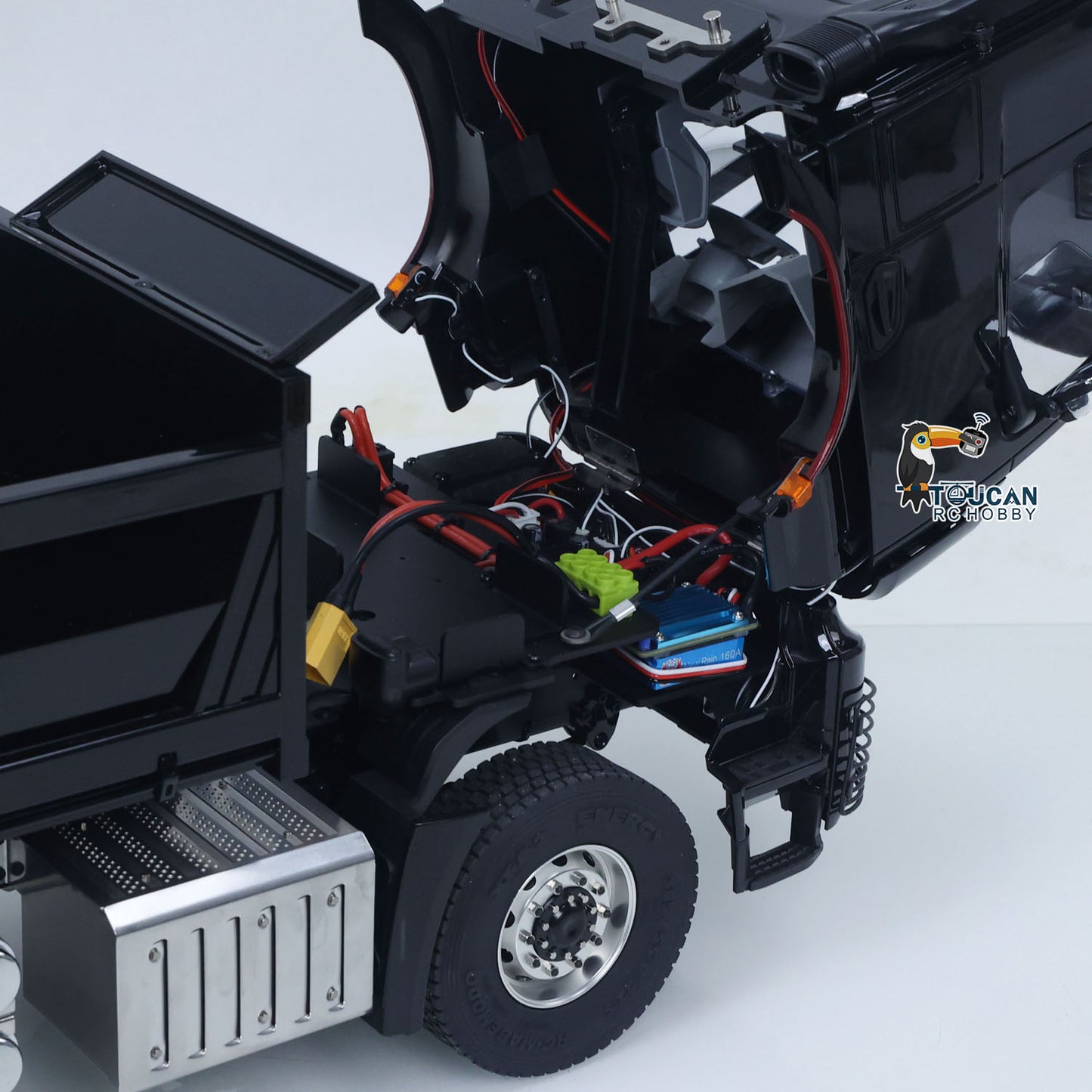 IN STOCK MDMODEL 3348 6x6 Metal Chassis 1/14 RC Hydraulic Dump Truck Remote Control Tipper 2Speed Gearbox Light Sound HotRC Radio RTR or PNP