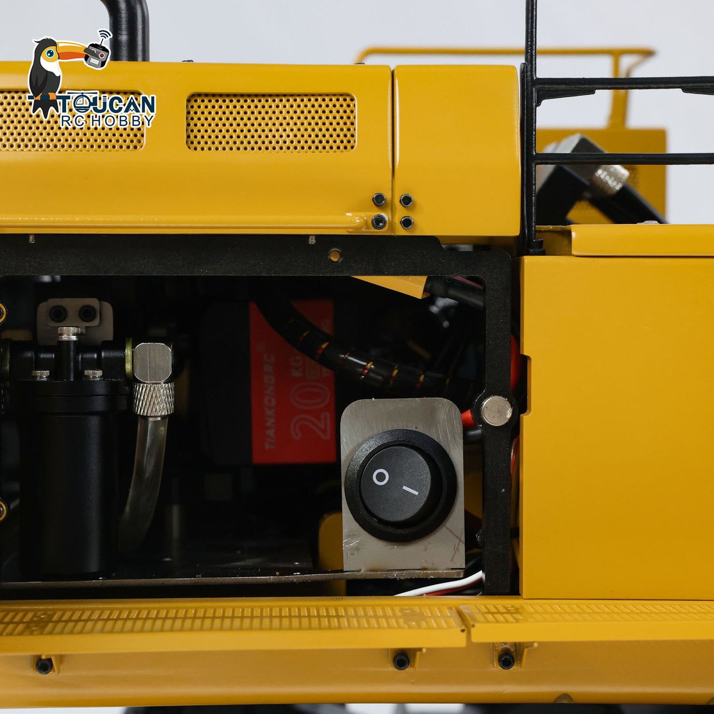 1/14 3 Arms 374F RC Hydraulic Excavator PL18EV Metal Digger Model