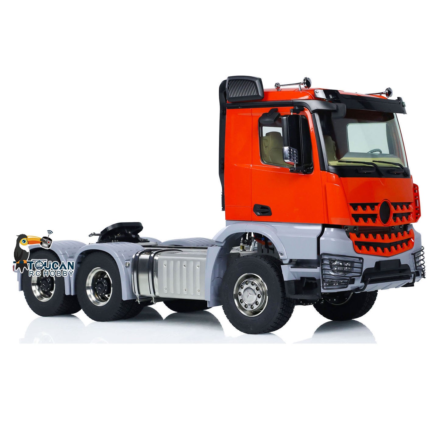 ScaleClub 1/14 6x6 RTR RC lackierter montierter Sattelzug mit Metallchassis K3363 Kabine