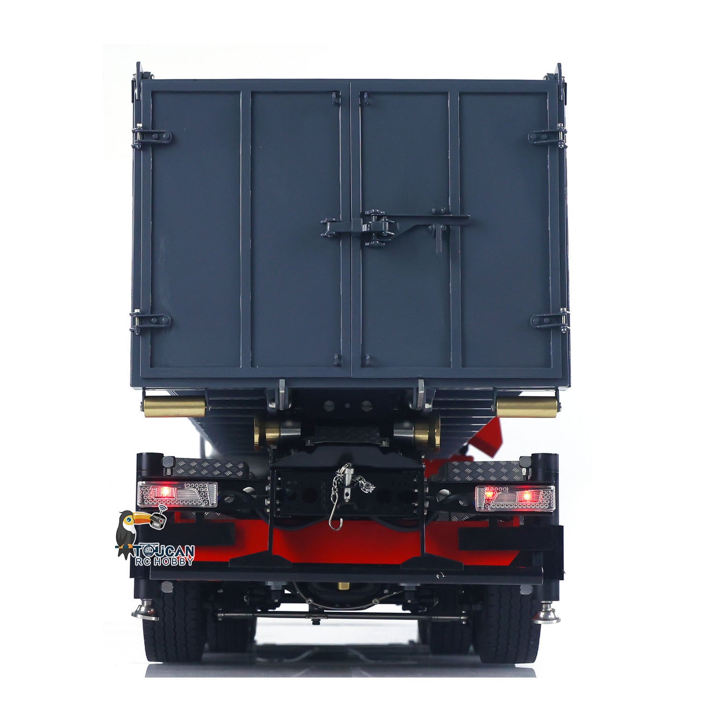 1/14 RC Hydraulic Full Dump Truck Crane 770S Metal 10x10 Roll on off Tipper 3Speed RTR Model Car Frsky XE Radio