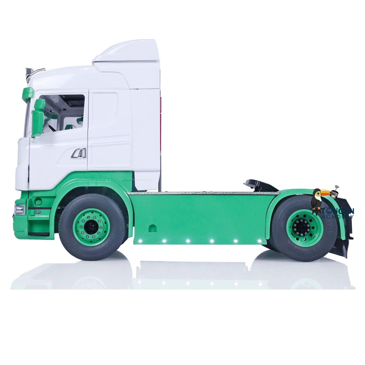 1/14 4X4 RC Sattelzugmaschine LESU Metallchassis RTR 801B Kabine